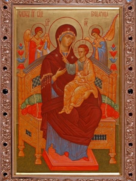 Иконы в металлической оправе